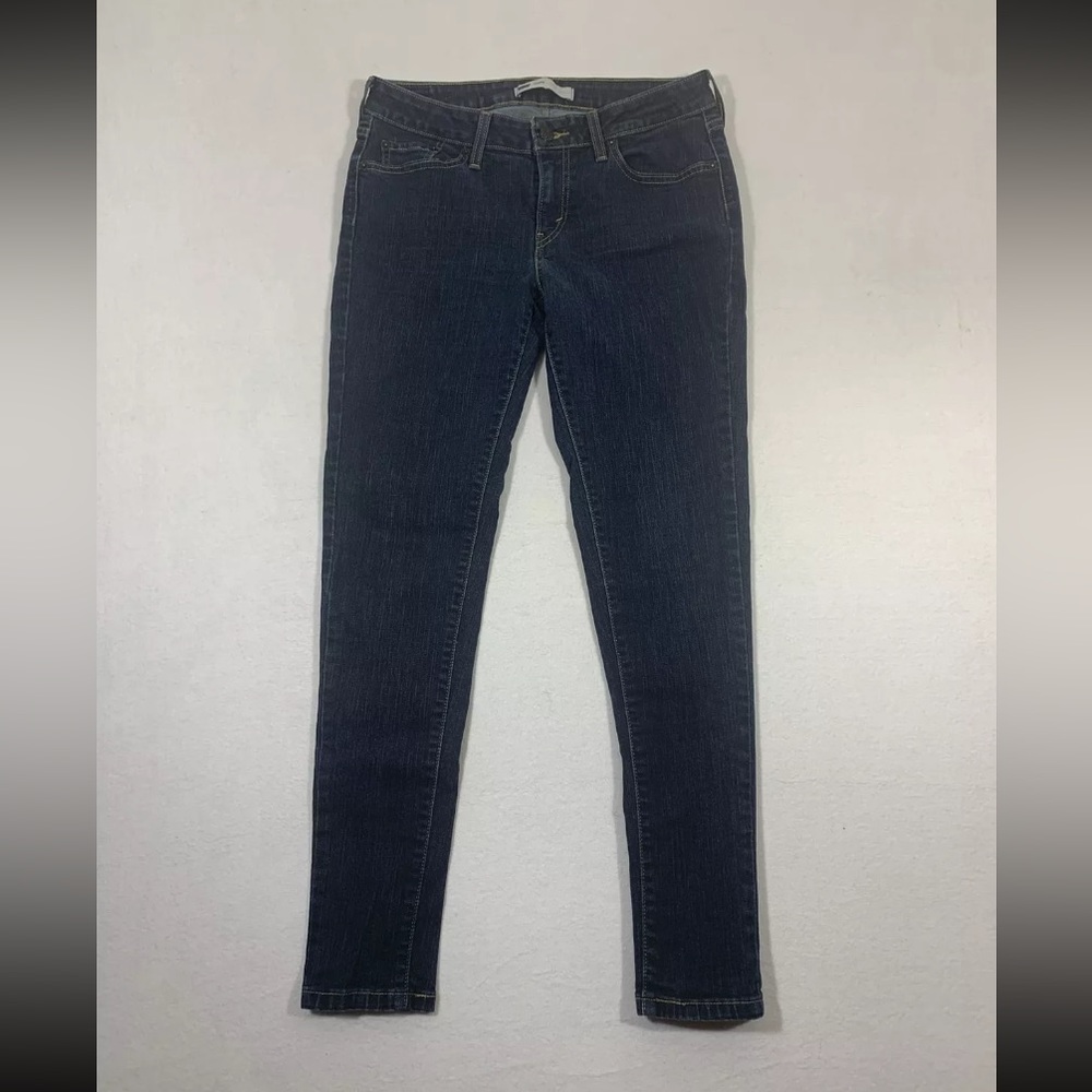 Ladies Womens Levi's LEGGING Stretch Skinny‎ Blue Jeans W30 L32  Size 11